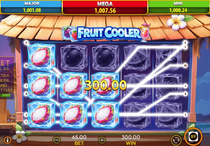 Wygrana w podstawowej grze Fruit Cooler